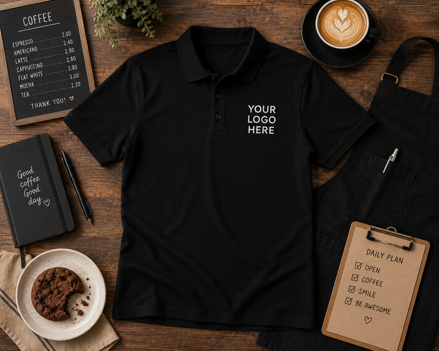 Polo Shirt with Custom Embroidery