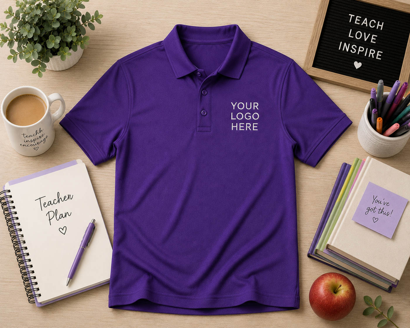 Polo Shirt with Custom Embroidery