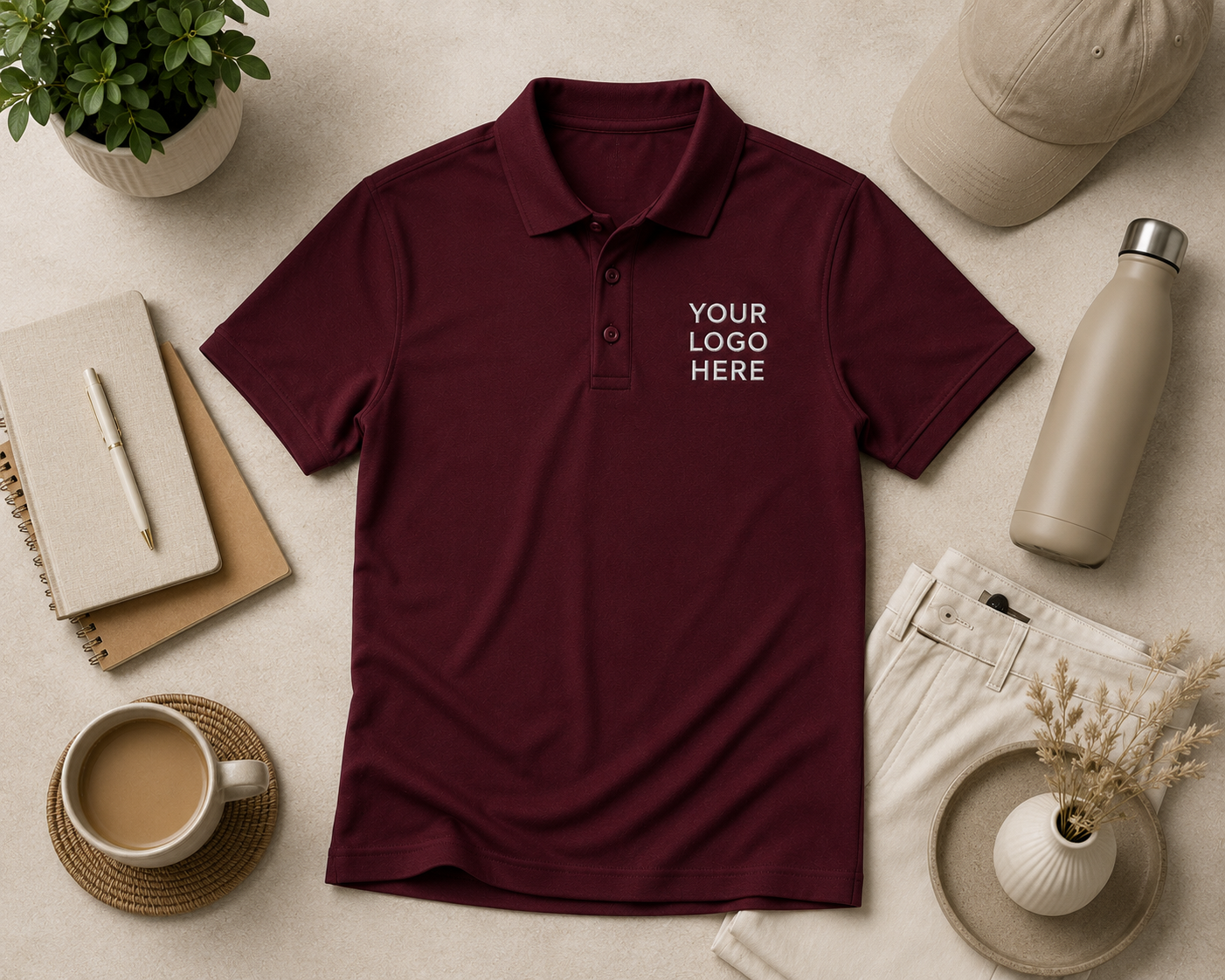 Polo Shirt with Custom Embroidery