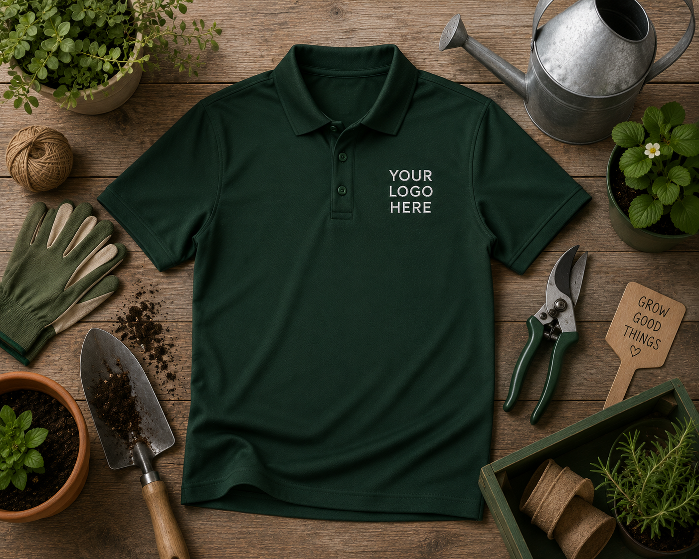 Polo Shirt with Custom Embroidery
