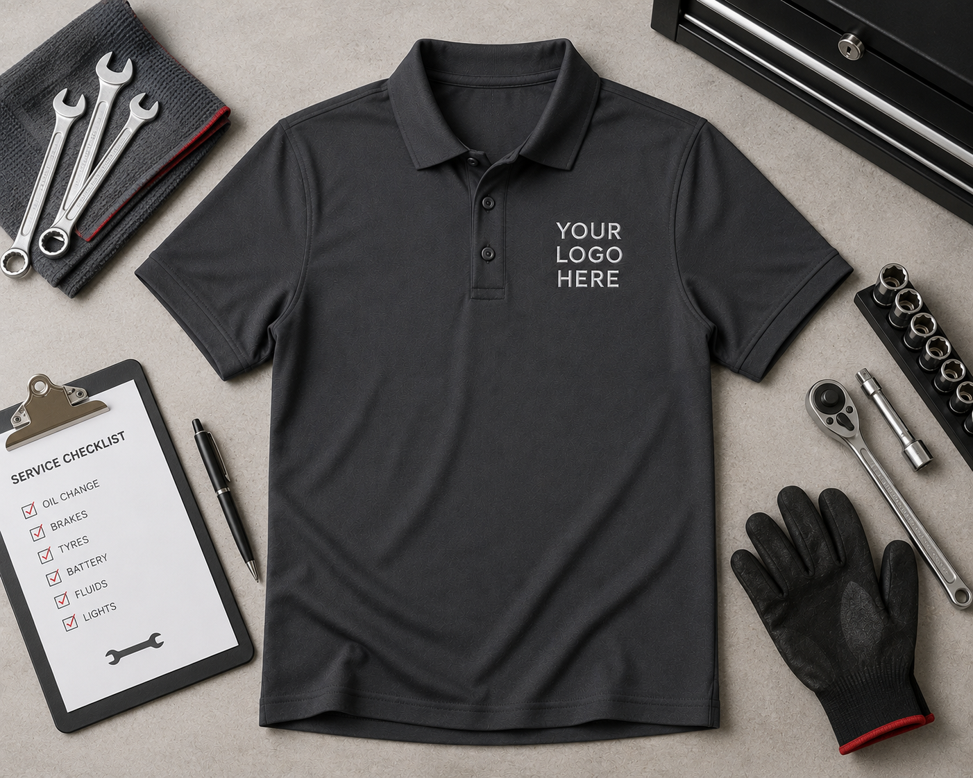 Polo Shirt with Custom Embroidery