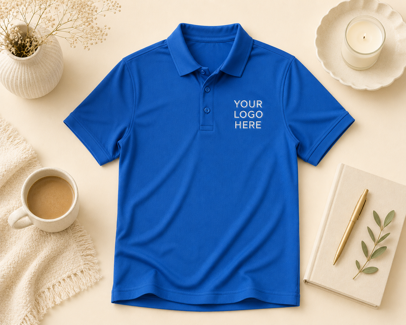 Polo Shirt with Custom Embroidery