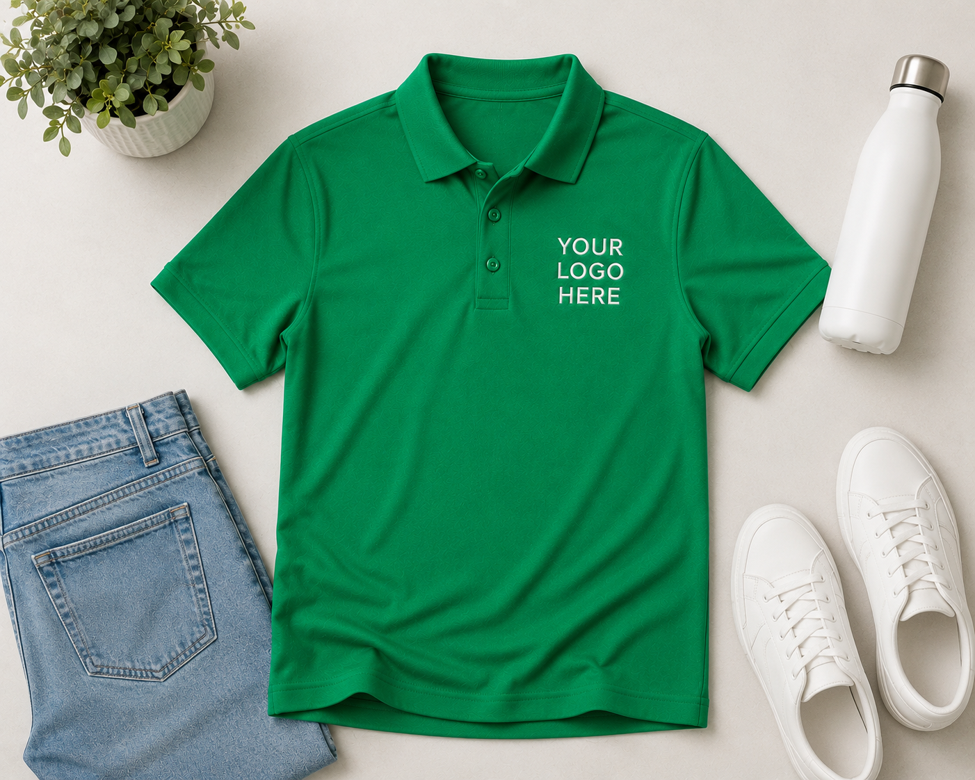 Polo Shirt with Custom Embroidery