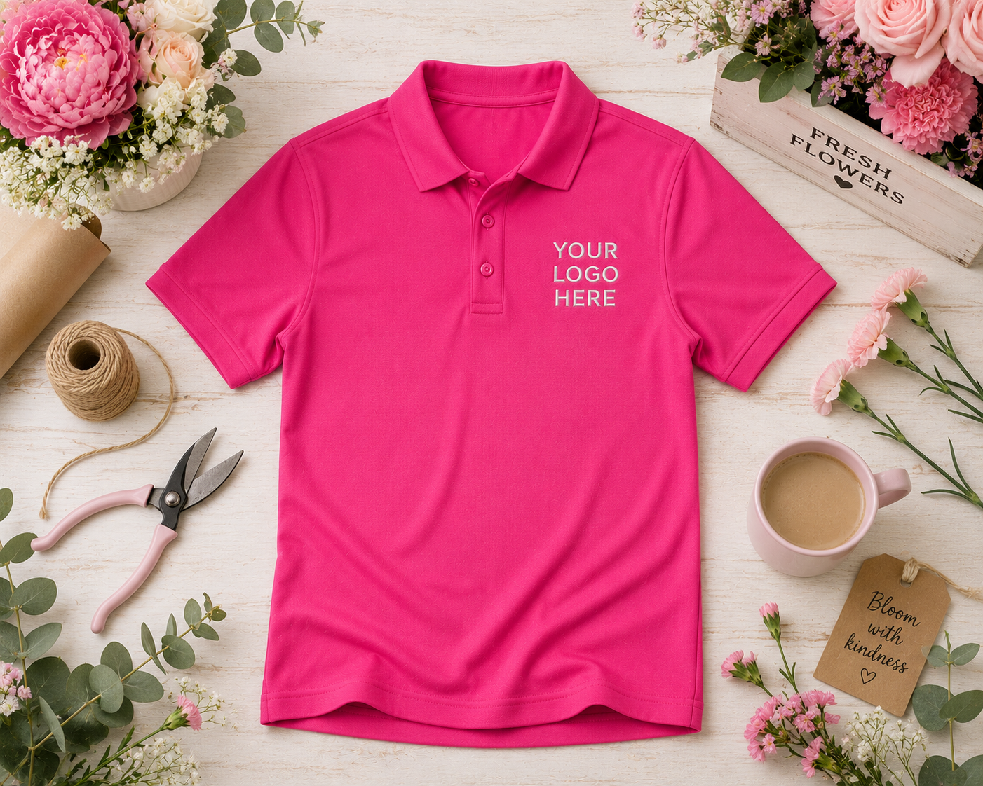 Polo Shirt with Custom Embroidery