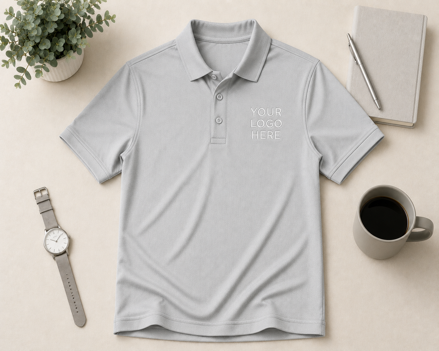 Polo Shirt with Custom Embroidery